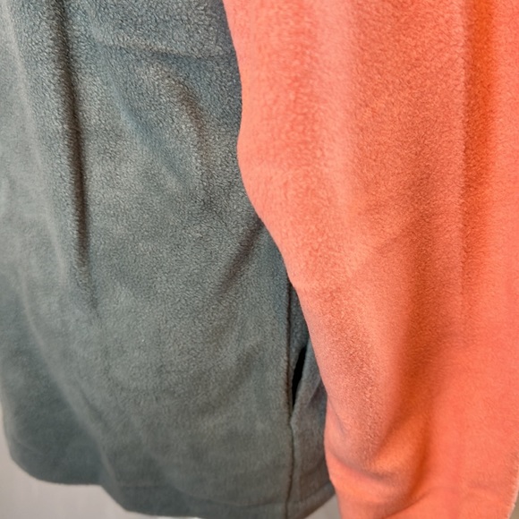 NWT - SIMPLY SOUTHERN CORAL GREY FLEECE LONG SLEEVE PULLOVER JACKET, SIZE XL - Picture 6 of 7